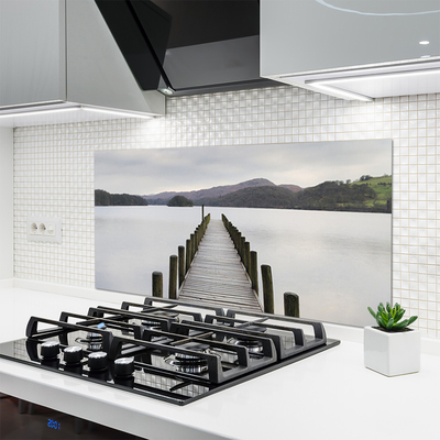 Painel vidro cozinha Arquitetura da Ponte Marítima