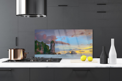 Painel cozinha Paisagem das Montanhas do Mar