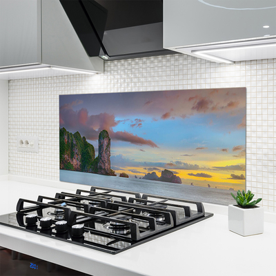 Painel cozinha Paisagem das Montanhas do Mar