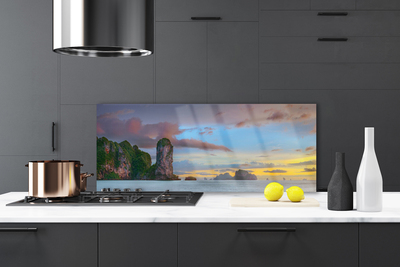 Painel cozinha Paisagem das Montanhas do Mar