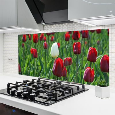 Painel cozinha Tulipas Flores Natureza