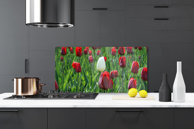 Painel cozinha Tulipas Flores Natureza