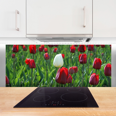Painel cozinha Tulipas Flores Natureza