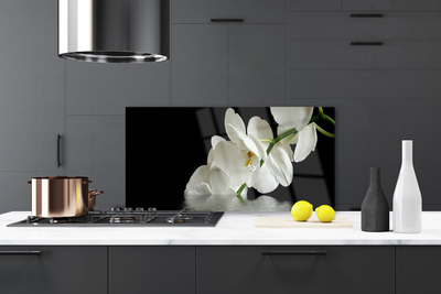 Painel cozinha Orquídea em Flores Aquáticas