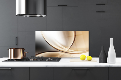 Painel vidro cozinha Abstração Moderna
