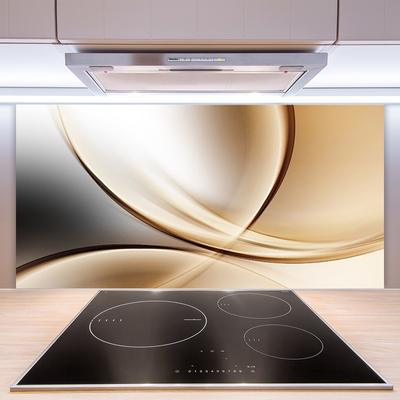 Painel vidro cozinha Abstração Moderna