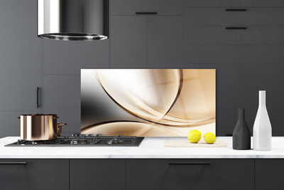 Painel vidro cozinha Abstração Moderna