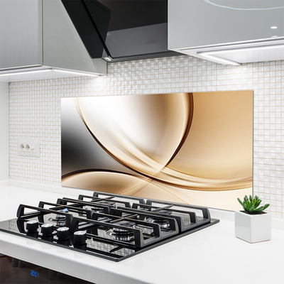Painel vidro cozinha Abstração Moderna