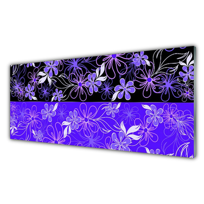 Painel cozinha Padrões abstratos de flores e arte