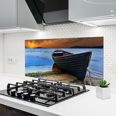 Painel cozinha Barco Mar Costa Praia