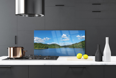 Painel cozinha Paisagem da Floresta do Lago