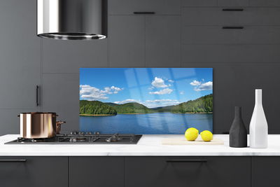 Painel cozinha Paisagem da Floresta do Lago