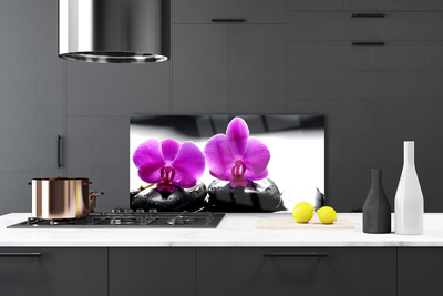 Painel cozinha Flores Orquídea Natureza