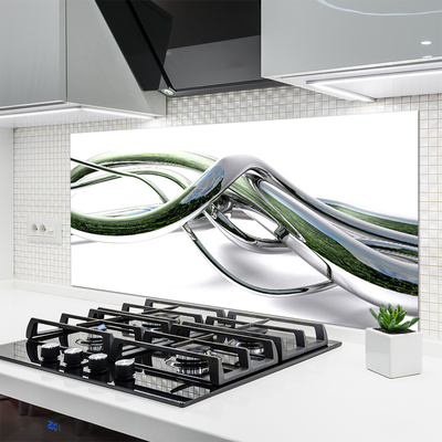 Painel cozinha Abstração Ondas Arte Arte