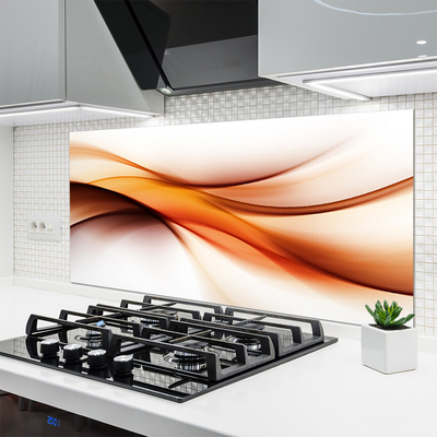 Painel vidro cozinha Ondas Gráficas Abstratas