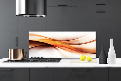 Painel vidro cozinha Ondas Gráficas Abstratas