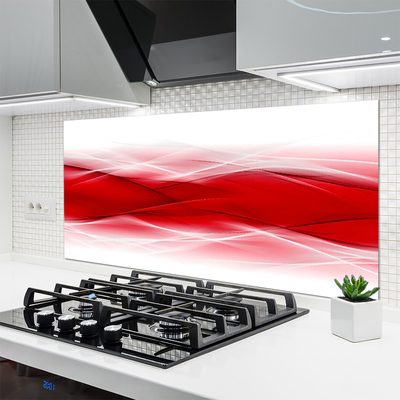 Painel cozinha Arte de ondas abstratas
