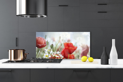 Painel cozinha Planta de pétalas de flores