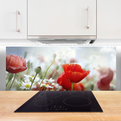 Painel cozinha Planta de pétalas de flores