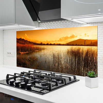 Painel vidro cozinha Paisagem do Lago Oeste