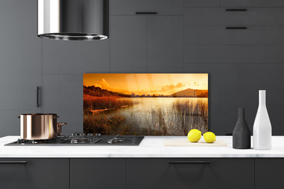 Painel vidro cozinha Paisagem do Lago Oeste