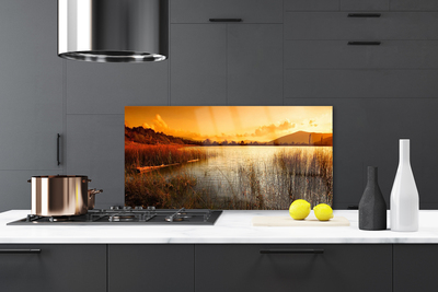 Painel vidro cozinha Paisagem do Lago Oeste
