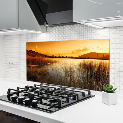 Painel vidro cozinha Paisagem do Lago Oeste