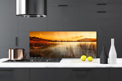 Painel vidro cozinha Paisagem do Lago Oeste