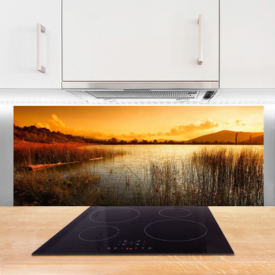 Painel vidro cozinha Paisagem do Lago Oeste