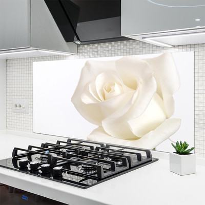 Painel vidro cozinha Flores de rosas