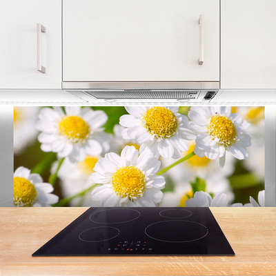 Painel cozinha Flores Margarida Natureza