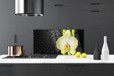 Painel cozinha Flores de bambu Orquídea