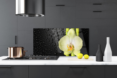 Painel cozinha Flores de bambu Orquídea