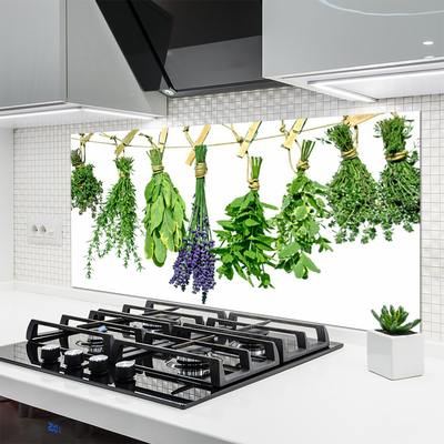 Painel cozinha Pétalas Flores Ervas