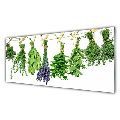 Painel cozinha Pétalas Flores Ervas