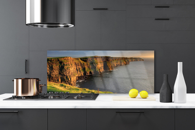 Painel vidro cozinha Costa das Rochas Mar