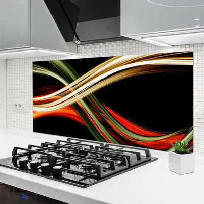 Painel vidro cozinha Arte Gráfica Abstrata