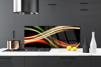 Painel vidro cozinha Arte Gráfica Abstrata
