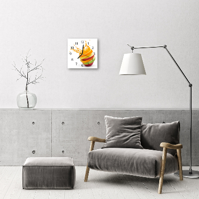 Relógio quadrado Fruta