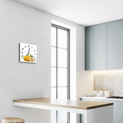 Relógio quadrado Limões