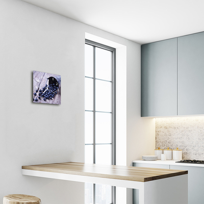 Relógio quadrado Frutas vermelhas