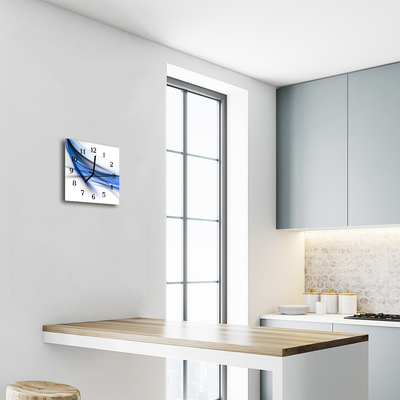 Relógio quadrado Linhas abstratas