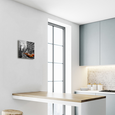 Relógio quadrado Táxi Nova York