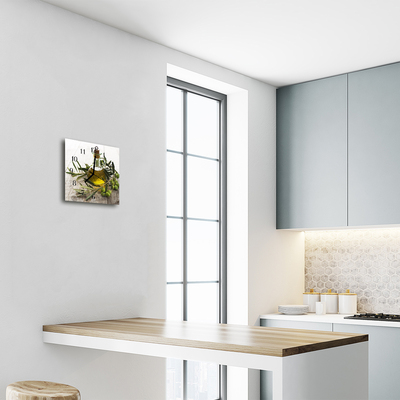 Relógio quadrado Azeite