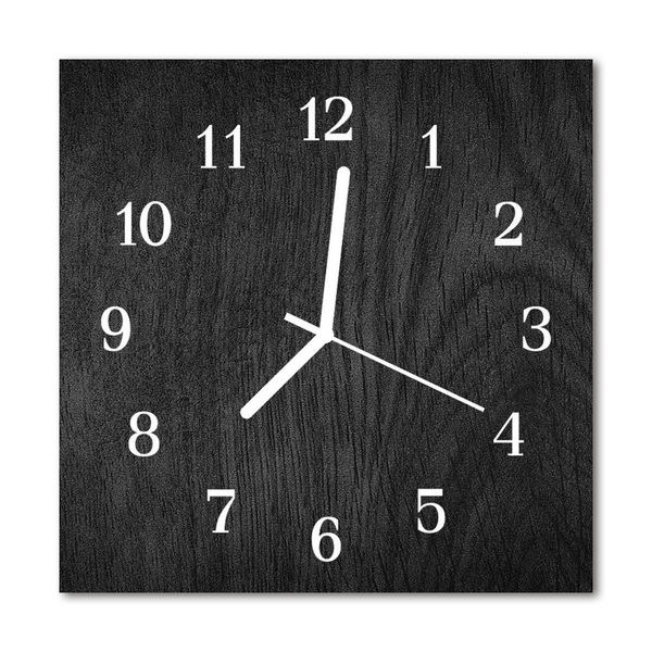 Relógio quadrado Madeira