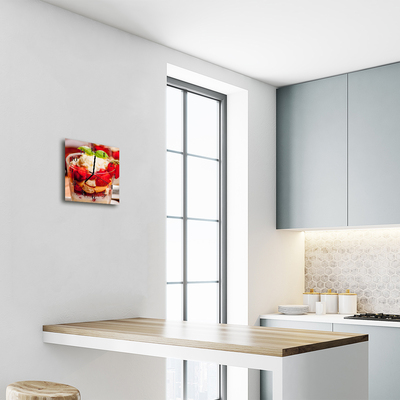 Relógio quadrado Fruta