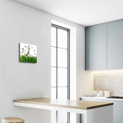 Relógio quadrado Margaridas