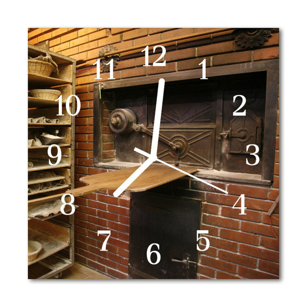 Relógio quadrado Pão