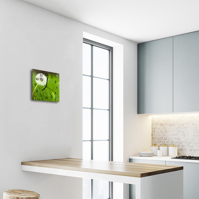 Relógio quadrado Dente-de-leão