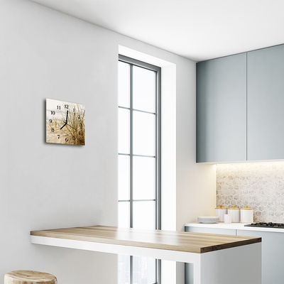 Relógio quadrado Capim-da-praia